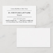 クラシック古いビジファッションドネスカード 名刺 (正面/裏面)