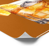 クラシック古いファッションドレシピバー ポスター (角)