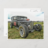 クラシック古改造ヴィンテージ車 ポストカード (正面/裏面)