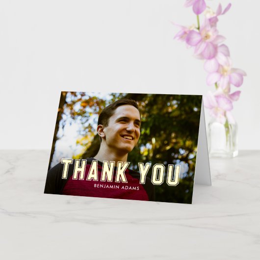 クラシック合議箔卒業サンキューカード 箔グリーティングカード (蘭)