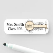 クラシック名タグ学校ラベル 名札 (インサイチュ)