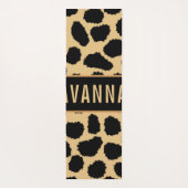 クラシック名前をカスタムするチエアニマルプリントパターン ヨガマット (裏面)