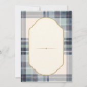 クラシック名門私立校風のチャーム1歳 招待状 (裏面)