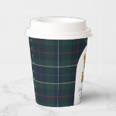 クラシック名門私立校風のベアーグリーンプライド赤ちゃんシャワー 紙コップ (右)