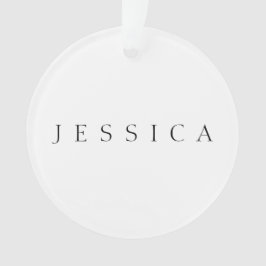 クラシック名(または単語) オーナメント