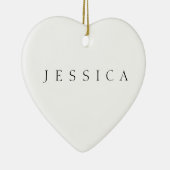 クラシック名(または単語) セラミックオーナメント (右)