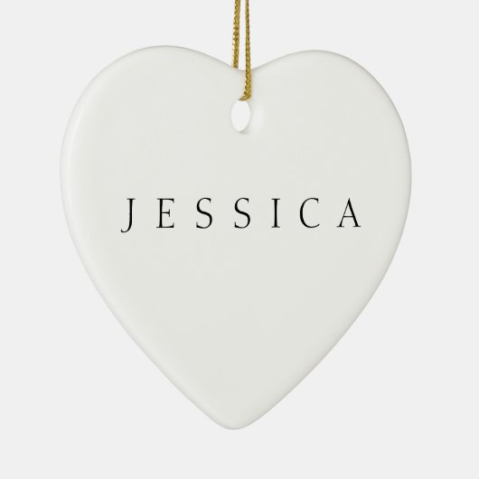 クラシック名(または単語) セラミックオーナメント (右)