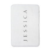 クラシック名（または単語） バスマット (正面縦)