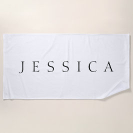 クラシック名（または単語） ビーチタオル