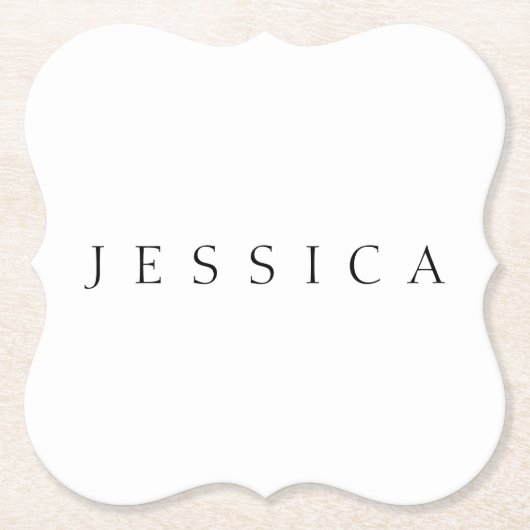 クラシック名（または単語） ペーパーコースター (正面)