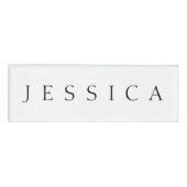 クラシック名（または単語） 名札 (正面)