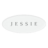 クラシック名（または単語） 名札 (正面)