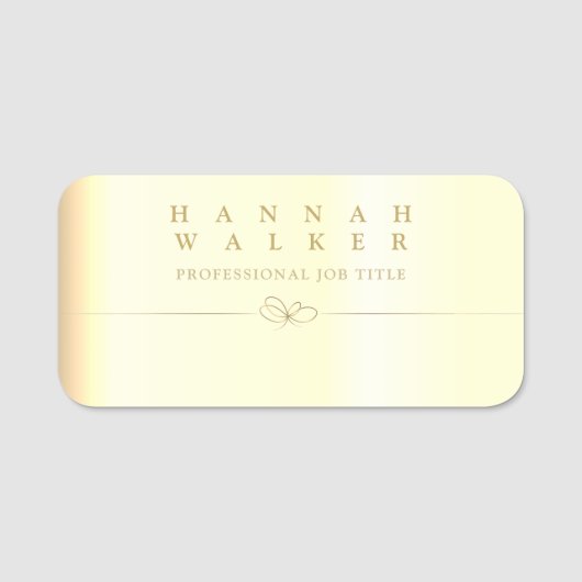 クラシック名 名札 (正面)