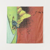 クラシック図形ヘリマン漫画アートウォールタペストリー タペストリー (正面(横))