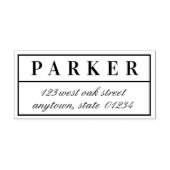 クラシック型エレガント差出人住所 セルフインキングスタンプ (デザイン)