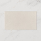 クラシック型骨名刺 名刺 (裏面)