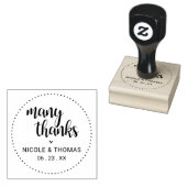 クラシック多感謝してい結婚式の引き出物 ラバースタンプ (押印)