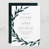 クラシック夢の離れドラマEMERALD GREEN, Invitat 招待状 (正面/裏面)