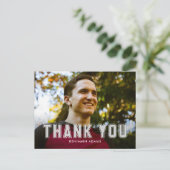 クラシック大学卒業ありがとうはがき ポストカード (スタンド正面)