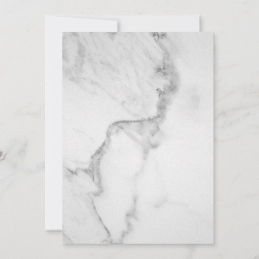 クラシック大理石卒業招待状 – 黒 招待状 (裏面)