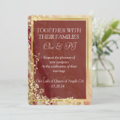 クラシック大理石結婚の 招待状 (スタンド正面)