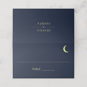 クラシック天結婚三日月 プレイスカード (外部開封)