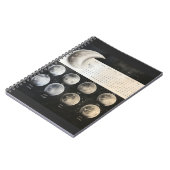 クラシック太陰相 – レトロ天暦Pr ノートブック (左側)