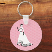 クラシック女エレガントの子 キーホルダー (正面)