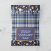 クラシック季節のごあいさつパープルブループレイド シーズンカード (内部)