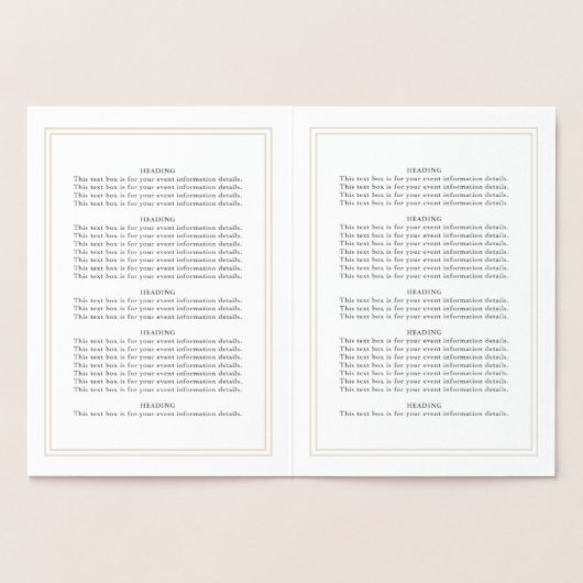 クラシック宗教洗礼プログラム金箔 箔カード (内部)