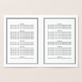 クラシック宗教洗礼プログラム金箔 箔カード (内部)