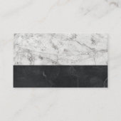 クラシック実在Estate Logo |大理石 名刺 (裏面)