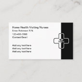 クラシック家庭保健介護 名刺 (正面)