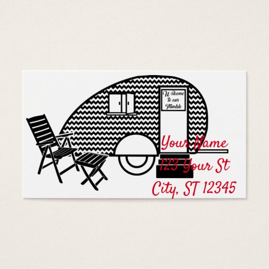 クラシック小さなトラベルトレーラーキャラバンサンダー_コーブ (正面)