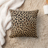 クラシック小型Leopardプリント クッション (ブランケット)