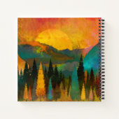 クラシック山脈バケツリストカスタムKeepsake ノートブック (裏面)