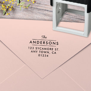 クラシック差出人住所スタンプ セルフインキングスタンプ