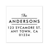 クラシック差出人住所スタンプ セルフインキングスタンプ (デザイン)