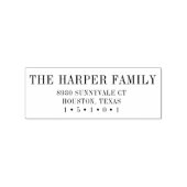 クラシック差出人住所スタンプ ラバースタンプ (押印)