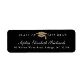 クラシック差出人住所ラベル ラベル (正面)