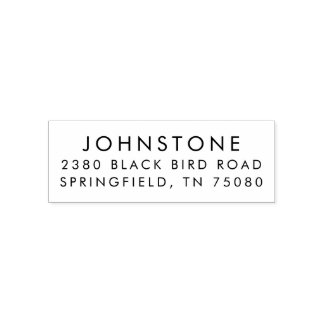 クラシック差出人住所自己インキング印モダン印 セルフインキングスタンプ