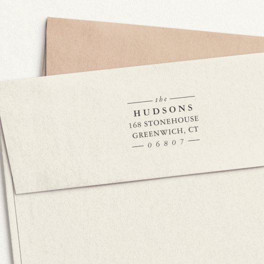 クラシック差出人住所 セルフインキングスタンプ