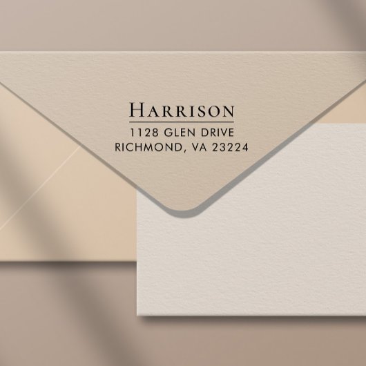 クラシック差出人住所 セルフインキングスタンプ