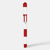 クラシック市松模様に赤と白型 Case-Mate iPhoneケース (裏面 / 左)