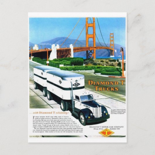 クラシック広告ポスターはがき ポストカード (正面)