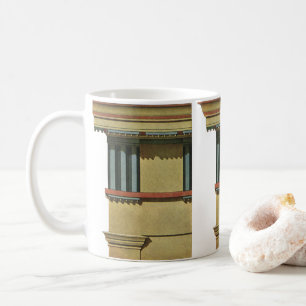 クラシック建築、寺院エンタブラチュア コーヒーマグカップ