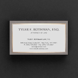 クラシック弁護士伝統的 名刺