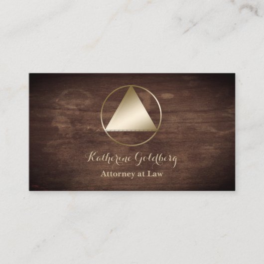 クラシック弁護士名刺 名刺 (正面)