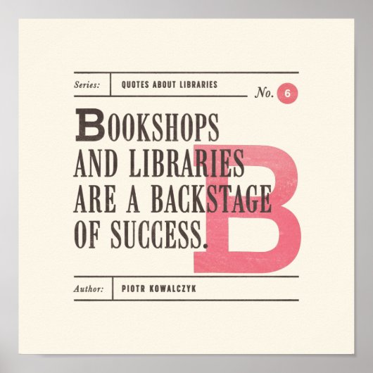 クラシック引用文バイピオトル・コワルチク ポスター (正面)