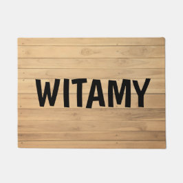 クラシック形式。 ドアマット